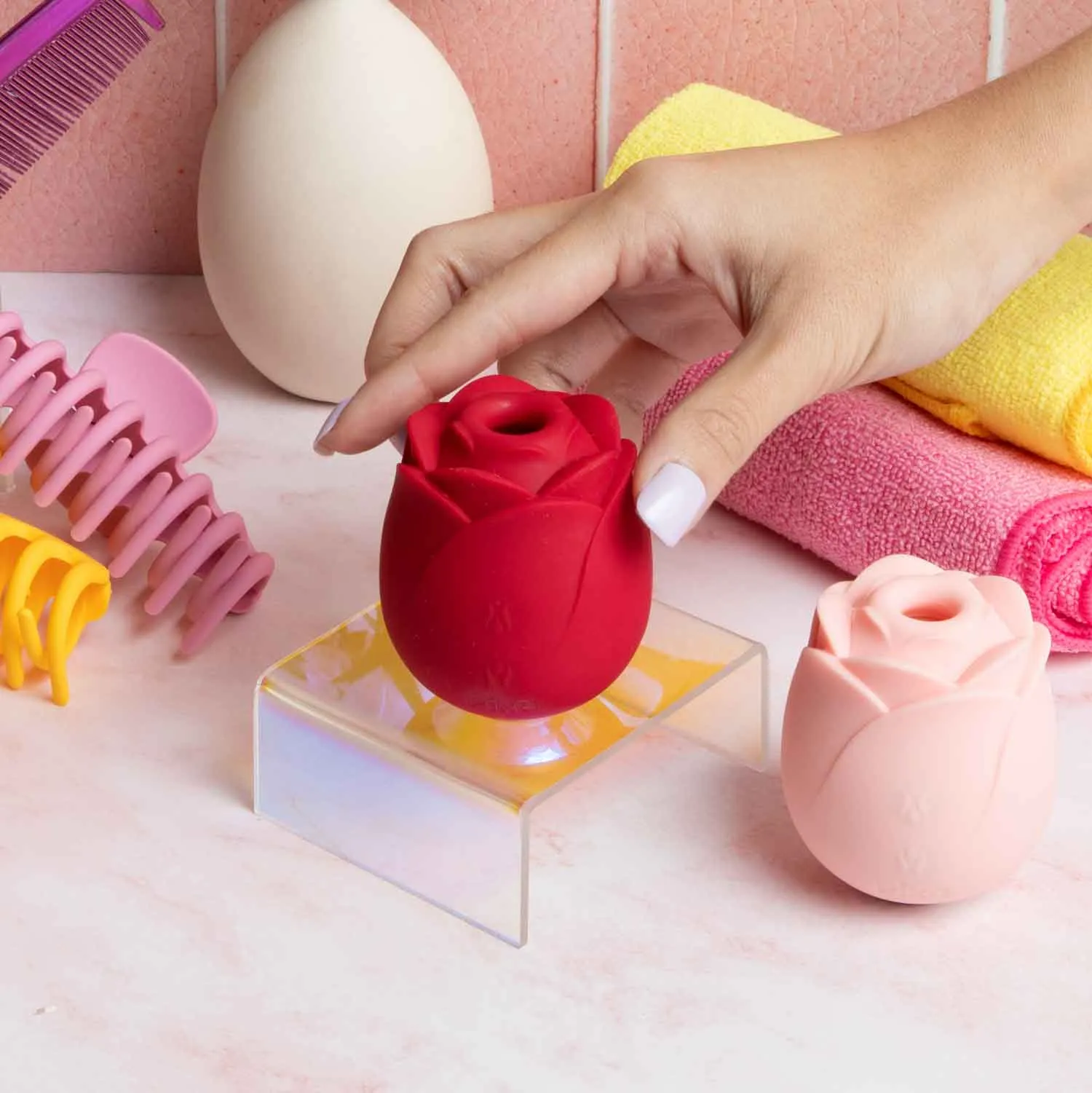 official rose clit sucker suction toy vibrator